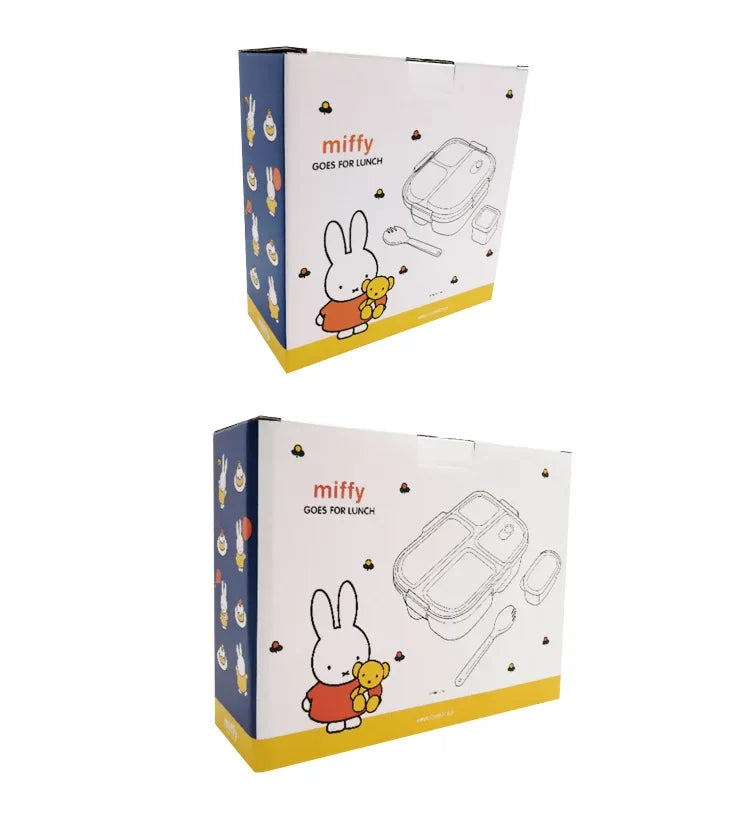 3 Compartment Lunch Box with Spoon