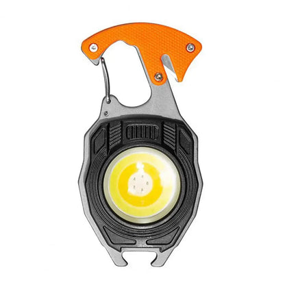 Multifunctional Rechargeable Camping Tool with Light, Lighter, Whistle & More